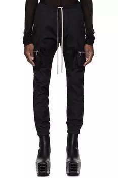 Грузовые штаны Hollywood Mastadon Rick Owens, черный