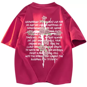 Gson футболка унисекс, Черный Красный