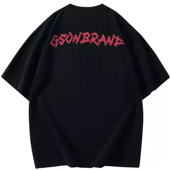 Gson футболка унисекс, Черный/Зеленый