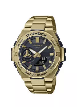 Gst-B500Gd-9Adr пластиковые золотые мужские наручные часы Casio, мультиколор