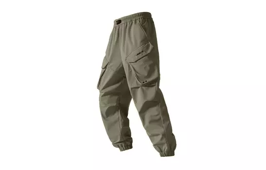 Gsue Брюки-карго унисекс ГГУЭ, Графитовый черный [весенний и осенний стиль]