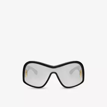 Gsunmasx021100 солнцезащитные очки из ацетата в квадратной оправе Loewe, черный