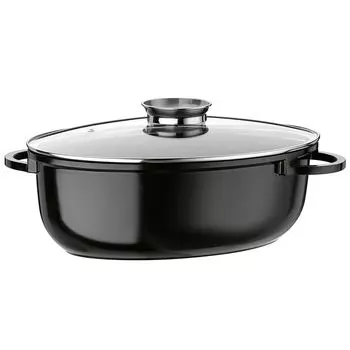 GSW 410588 Жаровня Gourmet Ceramica XXL10л, черная, черный