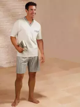 Gtting пижама, цвет Natur-Gestreift