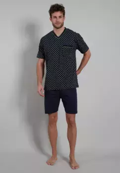 GTZBURG Shorty (2 шт.), простой дизайн, темные цвета с желтыми акцентами, цвет Blau-Dunkel-Allover