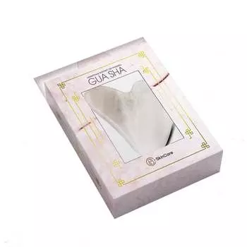 Гуа Ша нефритовый массажный камень Rose Jade SkinCare