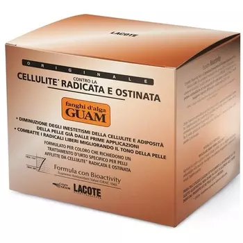 GUAM Грязь из водорослей для лечения целлюлита 500 г Биоактивная формула для борьбы с упрямым жиром