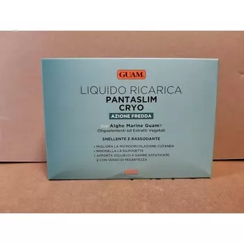 Guam Liquid Refill Pantaslim Cryo Cold Action Укрепляющий крем для похудения — упаковка из 3 шт.
