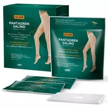 GUAM Pantadren Saline Kit Complete Action Интенсивный дренаж – пакет из 3 процедур
