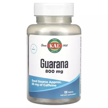 Гуарана Kal 800 мг, 120 таблеток