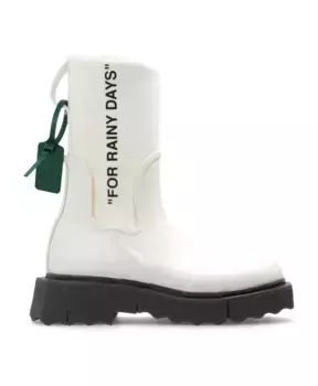 Губчатые резиновые сапоги Off White, белый