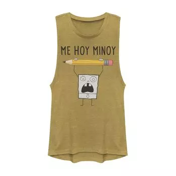 Губка Боб Квадратные Штаны для юниоров DoodleBob Me Hoy Minoy Muscle Tank Licensed Character