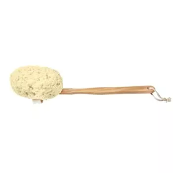 Губка для душа на деревянной ручке 45см Donegal