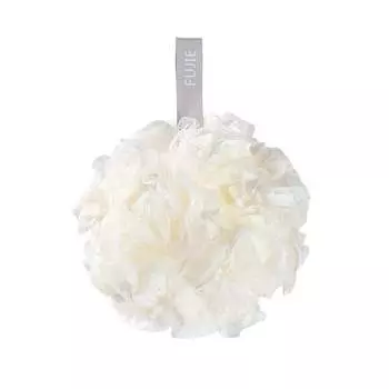 Губка для влажного мытья тела XL, кремовая eCarla