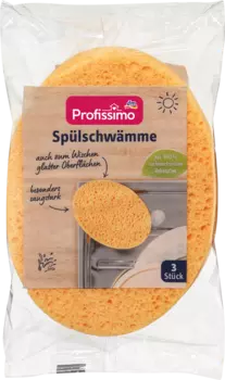 Губки для мытья посуды 3 шт. Profissimo