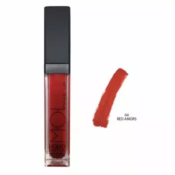 Губная помада Crema De Labios Liquid Lipstick Moi, цвет 04 red amors