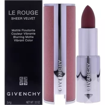 Губная помада GIVENCHY Le Rouge Sheer Velvet Matte Lipstick N27 Rouge Infuse для женщин 0,11 унции