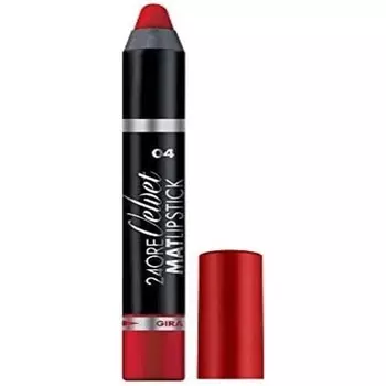 Губная помада-карандаш 24 Hours Velvet Mat Pencil N.04 Cherry, Deborah