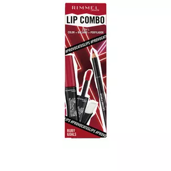 Губная помада Lip combo provocalips lote Rimmel london, 2 шт, Ruby goals