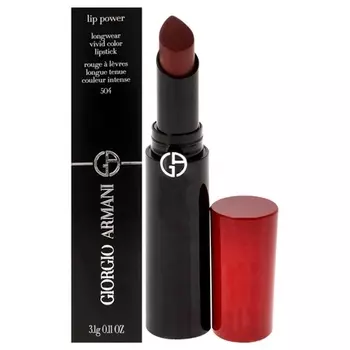 Губная помада Lip Power Longwear Vivid Color 504 Flirt, 0,11 унции, Giorgio Armani