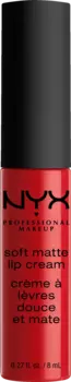 Губная помада NYX Professional MakeUp Soft Matte Lip Cream 01 Amsterdam