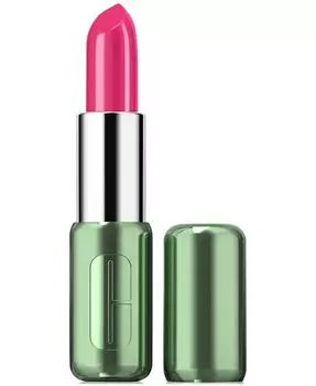 Губная помада Pop Longwear Shine, 0,14 унции Clinique, цвет Punch Pop