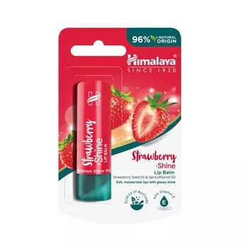 Губная помада Strawberry shine lip balm Himalaya herbal healthcare, 5 мл