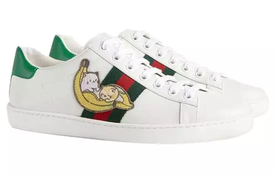 Кроссовки мужские Gucci Bananya, белый