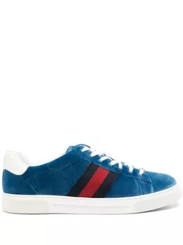 Gucci бархатные кеды Ace, синий