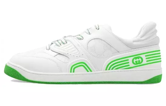 GUCCI Basket Low White Demetra Green
