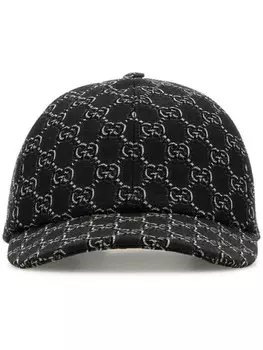 Gucci бейсболка GG Supreme из парусины, серый