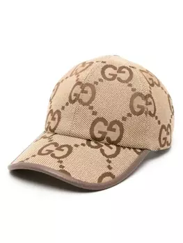 Gucci бейсболка с узором GG Supreme, серый