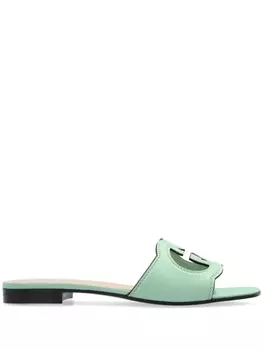 Gucci блокирующиеся направляющие G, зеленый