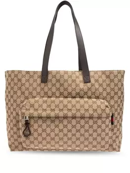 Gucci большая сумка GG, нейтральный цвет