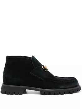 Gucci ботильоны с пряжкой Horsebit, черный