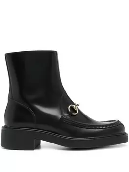 Gucci ботинки с пряжкой Horsebit, черный