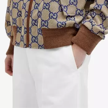 Gucci брюки из хлопка, белый