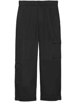 Gucci брюки карго, черный