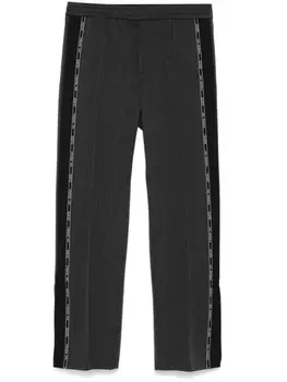 Gucci брюки с логотипом, серый
