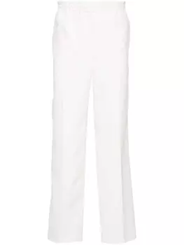 Gucci брюки с отделкой Web, белый
