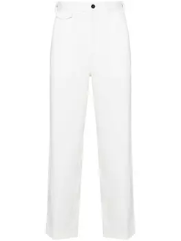 Gucci брюки с отделкой Web, нейтральный цвет
