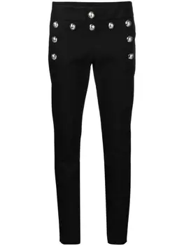 Gucci брюки узкого кроя, черный
