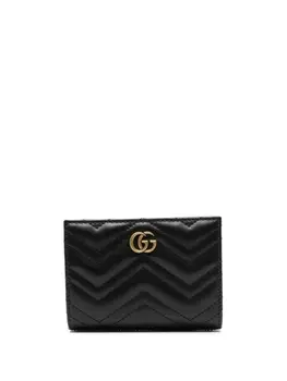 Gucci бумажник GG Marmont, черный