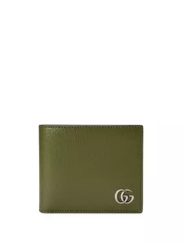 Gucci бумажник GG Marmont, зеленый