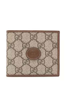 Gucci бумажник с логотипом Interlocking G, нейтральный цвет