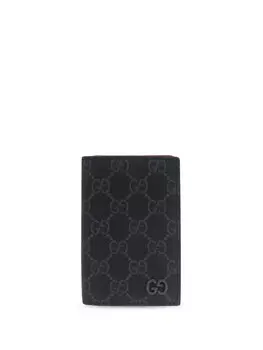 Gucci держатель карты GG Supreme, серый