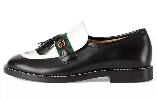 Туфли детские Gucci, черный / белый