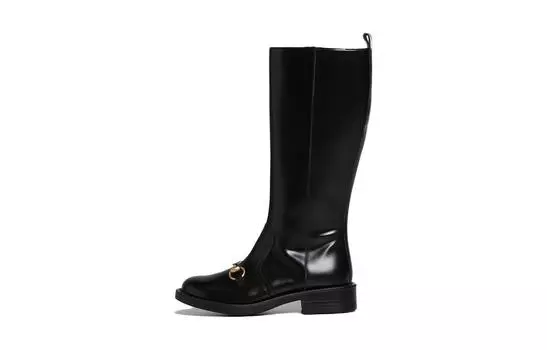 Сапоги детские Gucci Kids Horsebit, черный