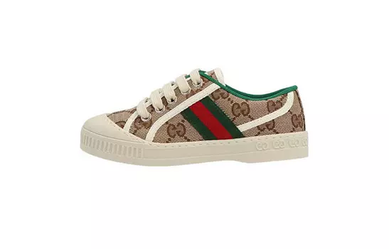 Кроссовки детские Gucci Skateboard, коричневый