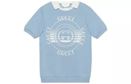 Платье Gucci детское, синий / белый